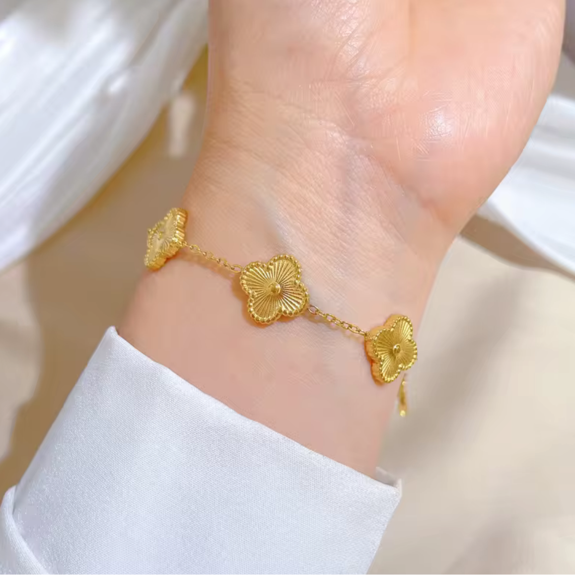 Clover Bracelet-Gold
