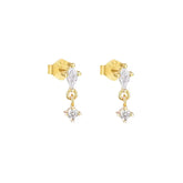 Ava Gold Stud Earrings