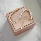 Chloe Gold Tennis Bracelet - Bracelet