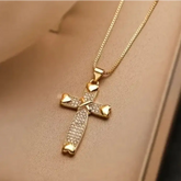 Minimalist Commute Gold Cross - Cross