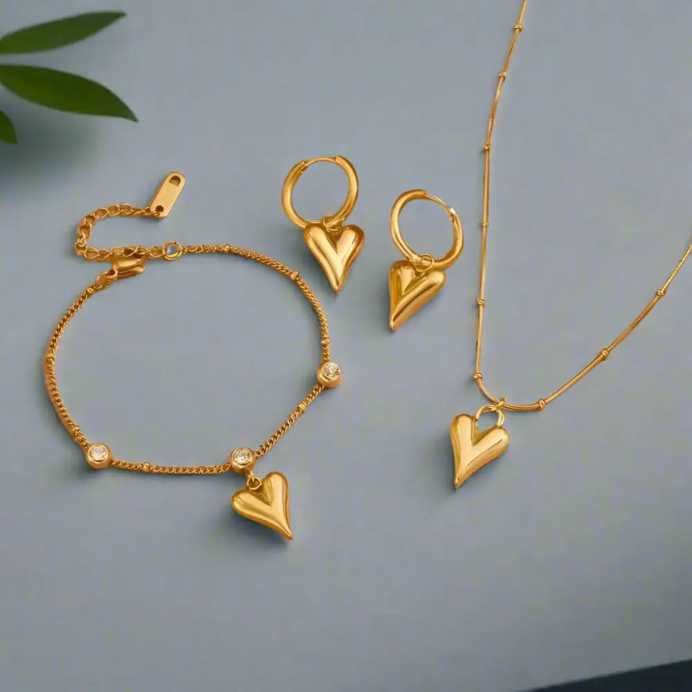 Valentina Heart Jewellery Set - Bundle