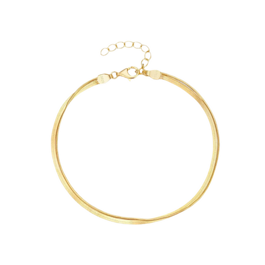Gemma Layered Snake Chain Bracelet