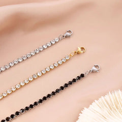 Chloe Gold Tennis Bracelet - Bracelet
