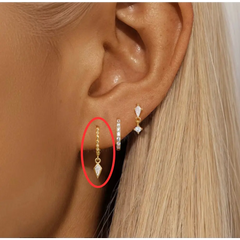 Chloe Huggie Earrings - earnings