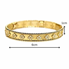 Clover Luxe Diamond Bangle - Bracelets