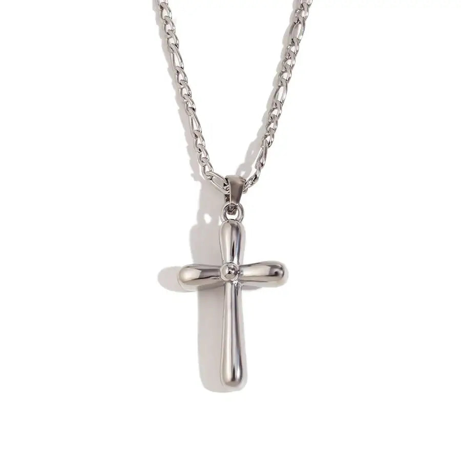 Figaro Cross and Chain Silver - Cross