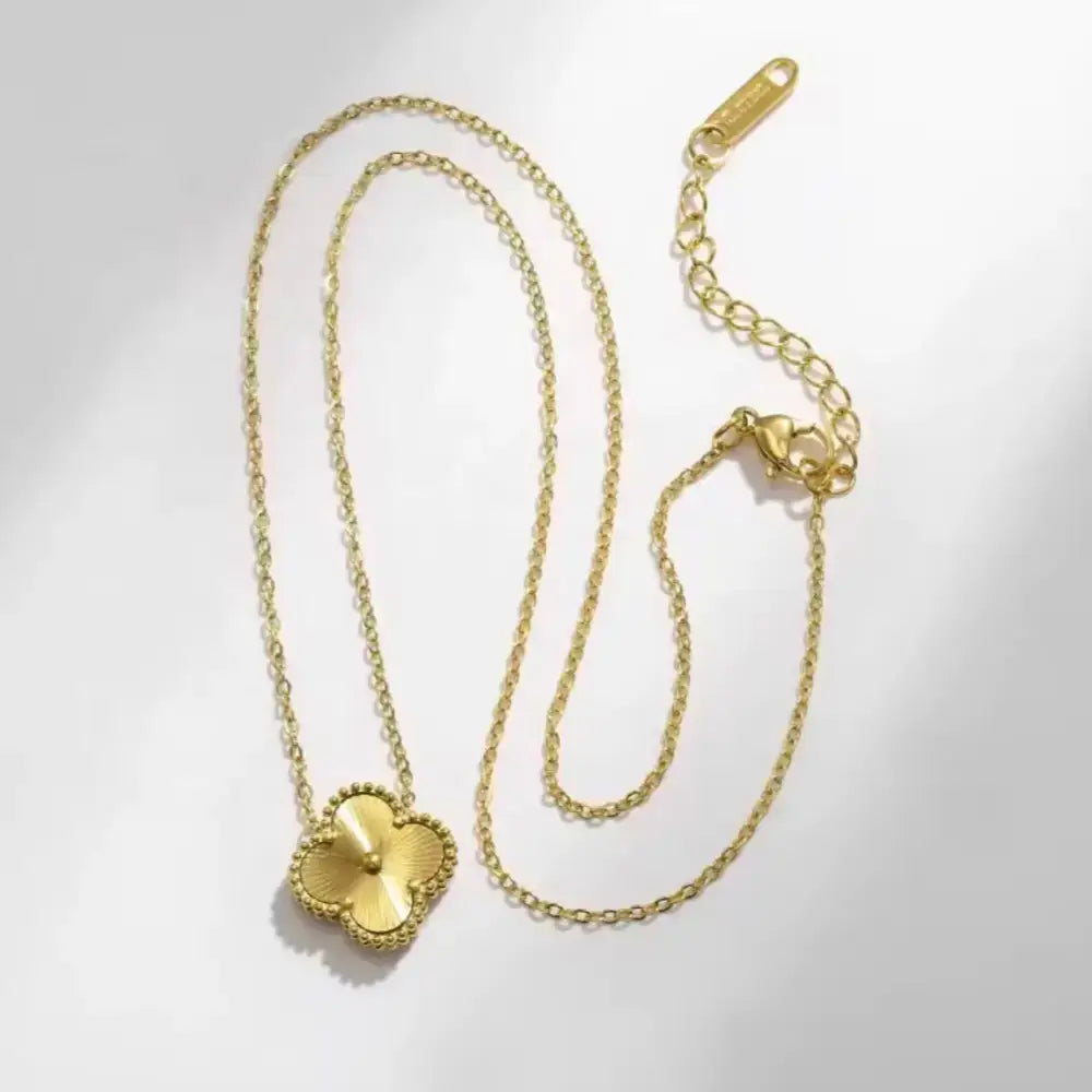 Gold Clover Jewellery Set - product