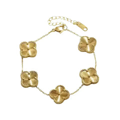 Gold Clover Jewellery Set - product