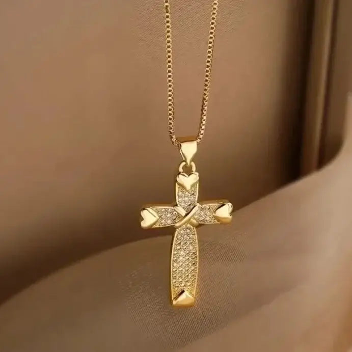 Minimalist Commute Gold Cross - Cross
