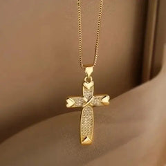 Minimalist Commute Gold Cross - Cross