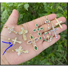 Myer Gold Cross Necklace - Cross