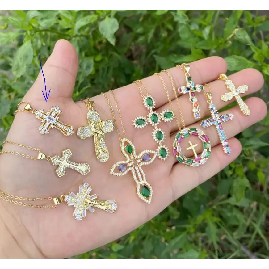 Standout Diamond Gold Cross - Cross